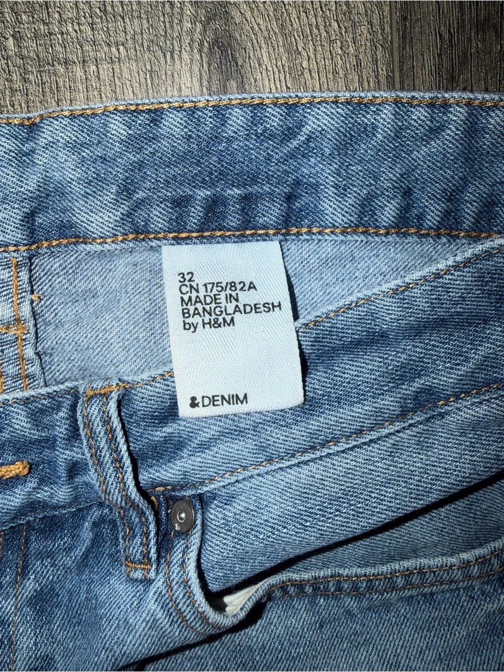 Light Wash Denim Cutoff Shorts